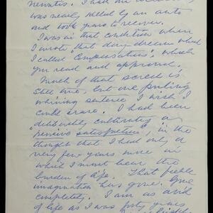 a page of handwritten text