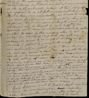 a page of handwritten text