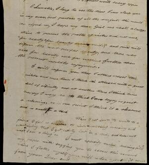 a page of handwritten text