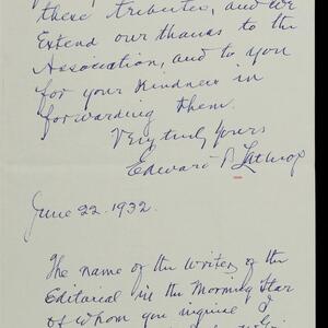 a page of handwritten text