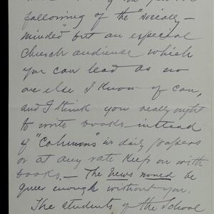 a page of handwritten text