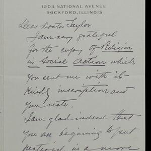 a page of handwritten text