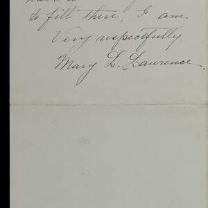 a page of handwritten text