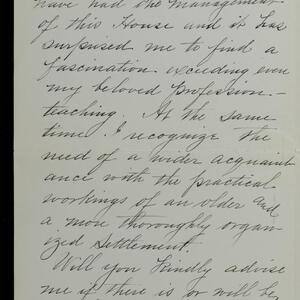 a page of handwritten text
