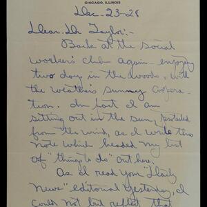 a page of handwritten text