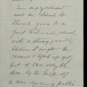 a page of handwritten text