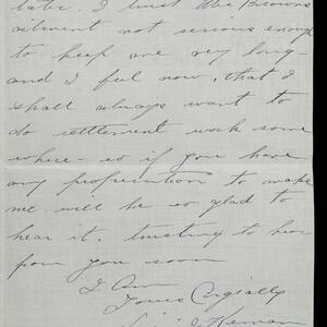 a page of handwritten text
