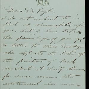 a page of handwritten text