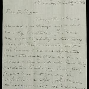a page of handwritten text
