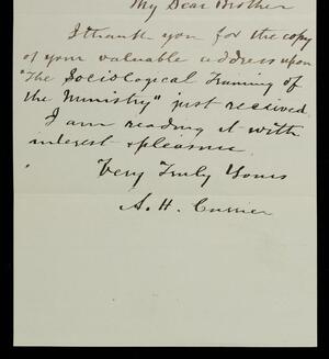 a page of handwritten text