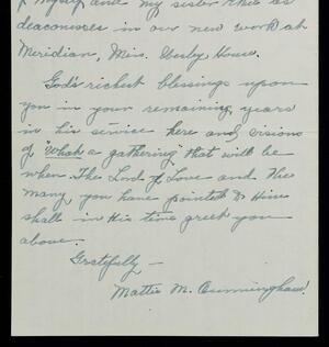 a page of handwritten text