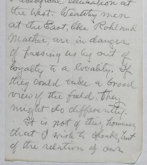 a page of handwritten text