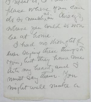 a page of handwritten text