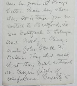 a page of handwritten text