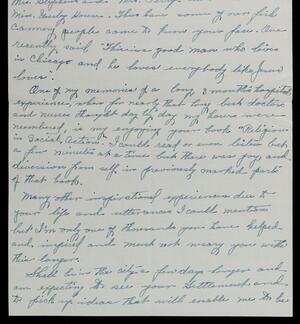 a page of handwritten text