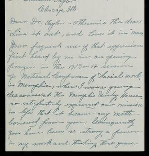 a page of handwritten text