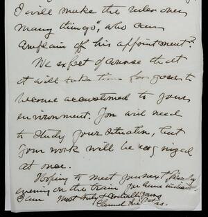 a page of handwritten text