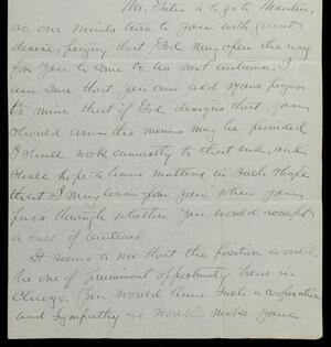 a page of handwritten text