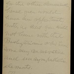 a page of handwritten text