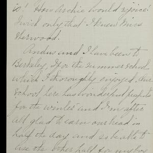 a page of handwritten text