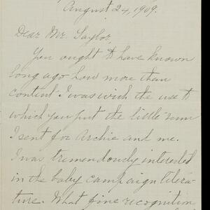 a page of handwritten text