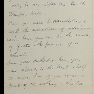 a page of handwritten text