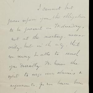 a page of handwritten text