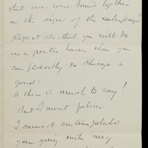 a page of handwritten text