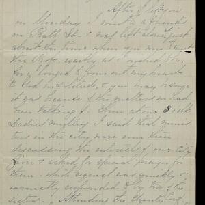 a page of handwritten text