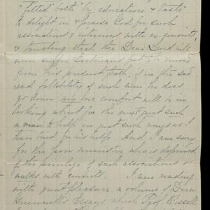 a page of handwritten text