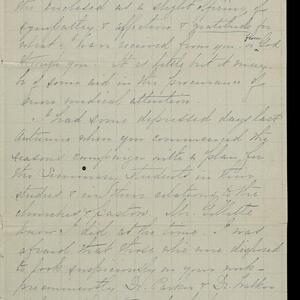 a page of handwritten text