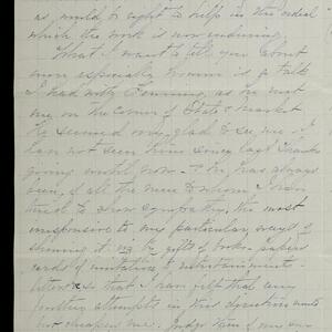 a page of handwritten text