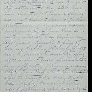 a page of handwritten text