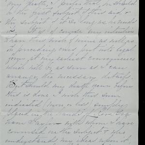 a page of handwritten text