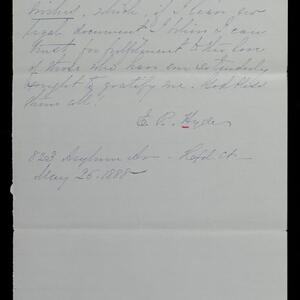 a page of handwritten text