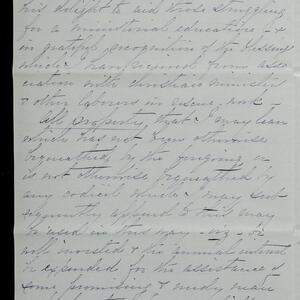 a page of handwritten text