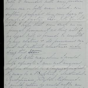 a page of handwritten text