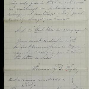 a page of handwritten text