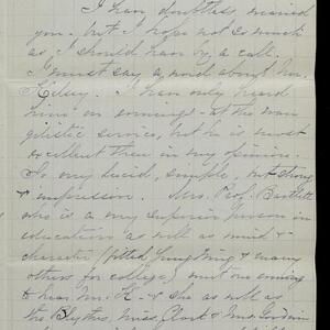 a page of handwritten text