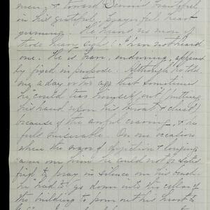 a page of handwritten text