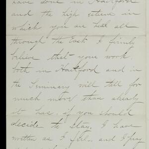 a page of handwritten text