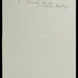 a page of handwritten text