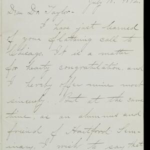 a page of handwritten text