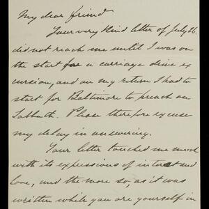 a page of handwritten text