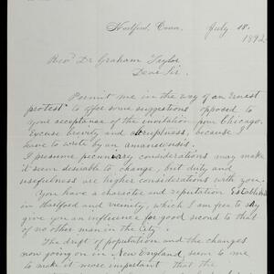 a page of handwritten text