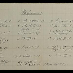 a page of handwritten text
