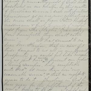 a page of handwritten text