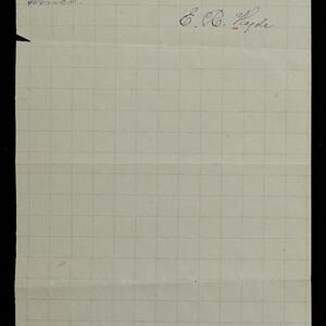 a page of handwritten text