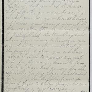 a page of handwritten text