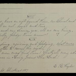a page of handwritten text
